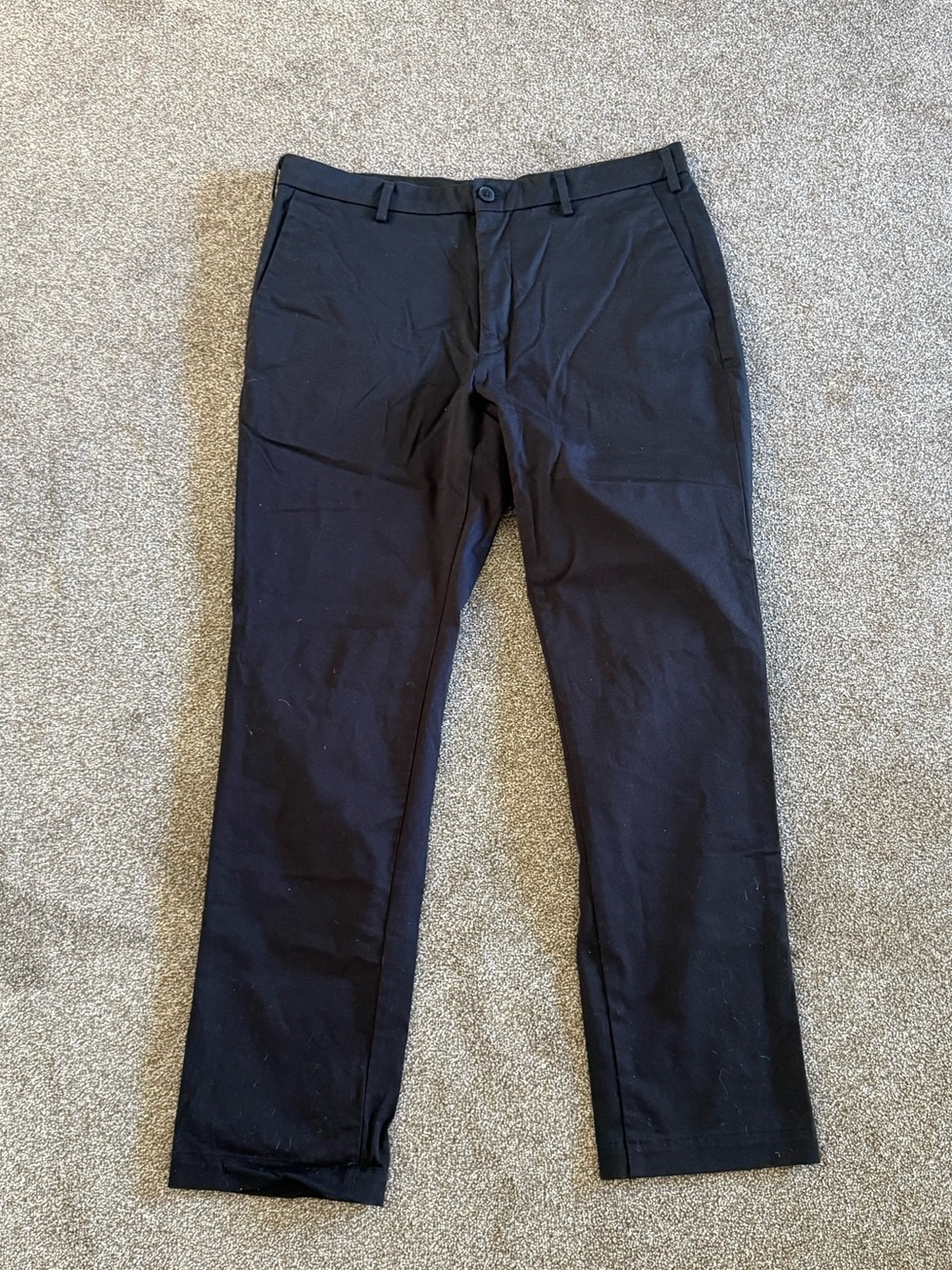 Uniqlo Men's Black Chino Pants - Sz 34